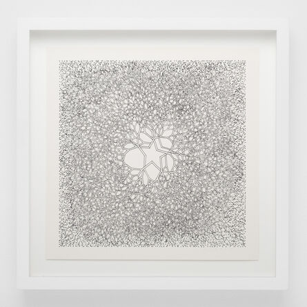 Ruth Asawa, ‘Desert Star (P.004, Tied wire tree with asymmetrical five pointed star in center branching to an enclosed square)’, 1987