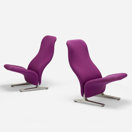 Pierre Paulin (1927-2009), ‘Concorde chairs, pair’, c. 1960