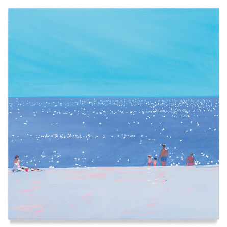 Isca Greenfield-Sanders, ‘Silver Beach (Blue)’, 2022