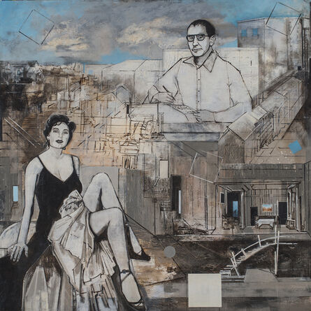 Rodrigo Ayala, ‘Ava Gardner y Bertolt Brecht en la ciudad’, 2018