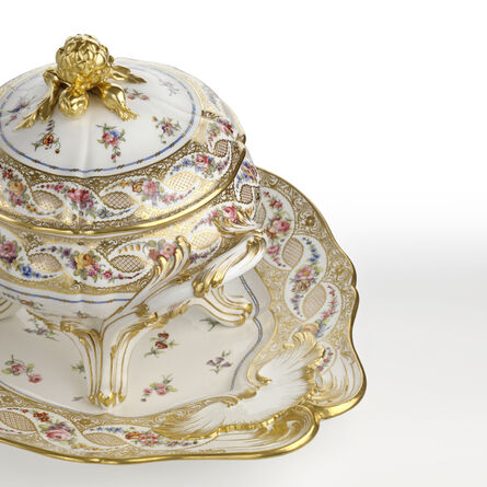 Sèvres Porcelain Manufactory, ‘A Sèvres Soft-Paste Porcelain Tureen, Cover & Stand’, 1773