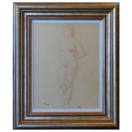 Aristide Maillol, ‘Aristide Maillol Original Sanguine Nude Drawing, 1950s’, 1950-1959