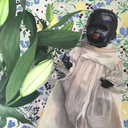 JoAnne McFarland, ‘Selfie With Lilies’, 2020