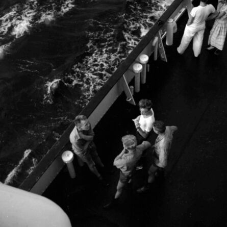 Vivian Maier, ‘VM1959W02440 – Untitled,1959 Men on Ship Deck’, Printed 2017