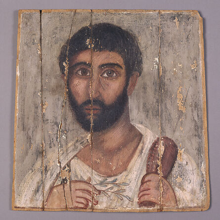 ‘Portrait of a Bearded Man from a Shrine’, 100