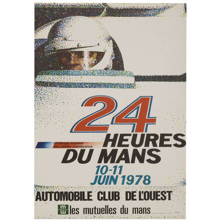 Anon, ‘1978 24 Heures du Mans Official Vintage Event Lithographic Poster’, 1978