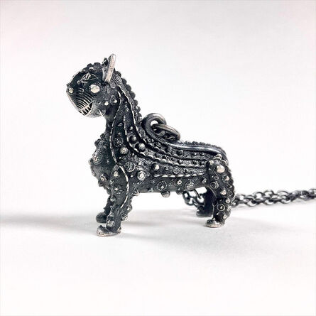 Grayson Perry, ‘WHITTY'S CAT OXIDISED SILVER PENDANT BY GRAYSON PERRY’, 2021