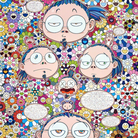 Takashi Murakami, ‘Self-Portrait of the Manifold Worries of a Manifoldly Distressed Artist’, 2017