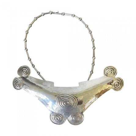 Graziella Laffi, ‘Sterling Silver Necklace with Large Pendant’, ca. 1960s
