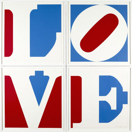 Robert Indiana, ‘Four Panel Love’, 1972