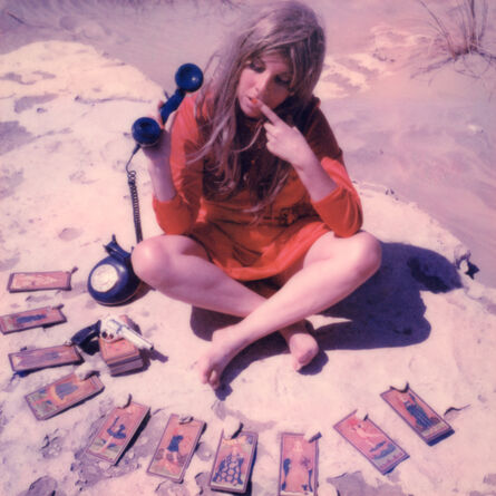 Clare Marie Bailey, ‘24 hr Psychic Desert Hotline - Contemporary, Polaroid, Photograph, Figurative, Women, 21st Century’, 2018