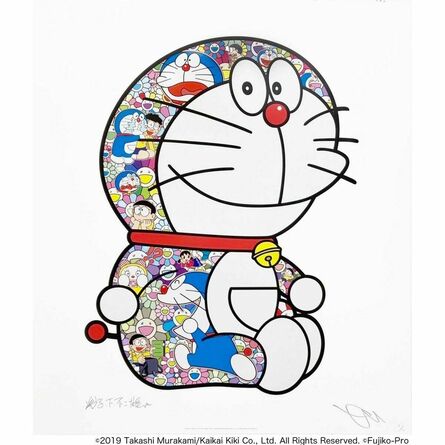 Takashi Murakami, ‘Doraemon Sitting Up: “Yoo-hoo, Nobita!”’, 2022