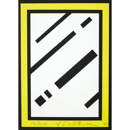 Roy Lichtenstein, ‘Mirror’, 1990