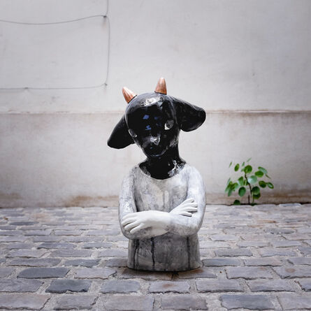 Clémentine de Chabaneix, ‘Goat bust’, 2018