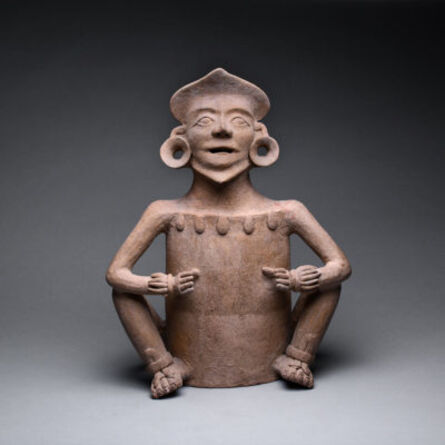 Unknown Pre-Columbian, ‘Mixtec Terracotta Incensario in the Form of a Deity ’, 1200-1400