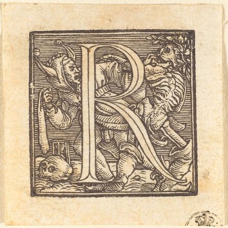 Hans Holbein the Younger, ‘Letter R’