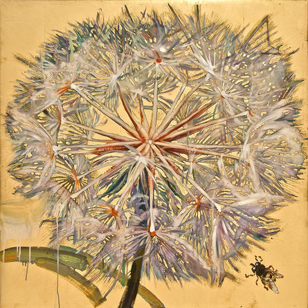 Hung Liu 刘虹, ‘Dandelion with Bee’, 2016