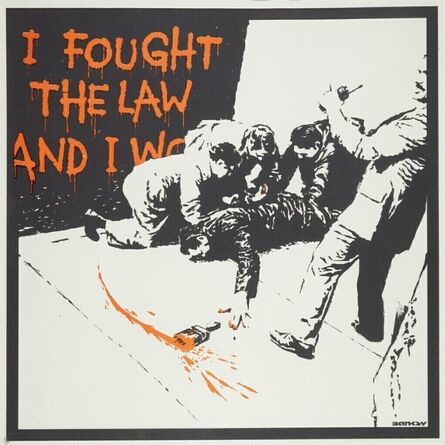 Banksy, ‘I Fought The Law’, 2004