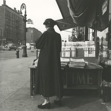 Vivian Maier, ‘0125684 - New York, NY, June 12, 1954, Time Magazine Stand’, Printed 2017