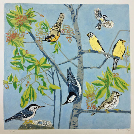Donna Brown, ‘Backyard Birds during SIP’, 2020 