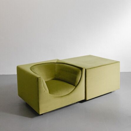Jorge Zalszupin, ‘Cube Armchair and Side Table’, 1970