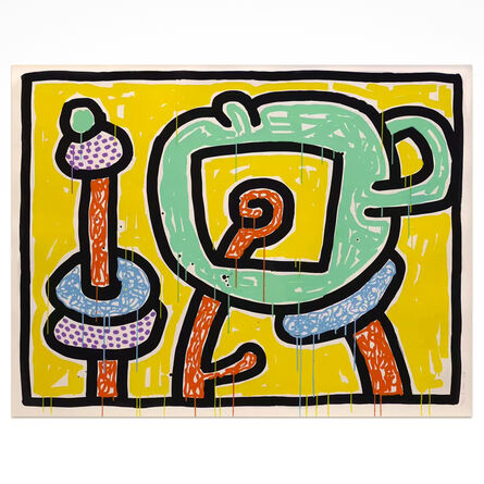 Keith Haring, ‘Flowers III’, 1990