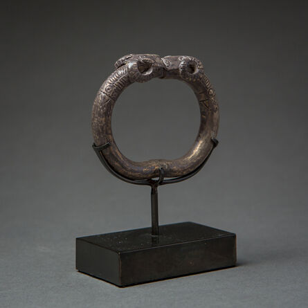 Unknown Bactrian, ‘Bactria-Margiana Silver Bracelet with Ram Heads’, 2000 BC to 1000 BC