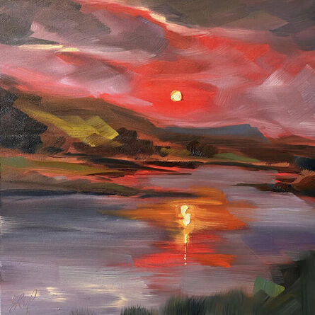 Leigh Ann Van Fossan, ‘Red Sunset’, 2021