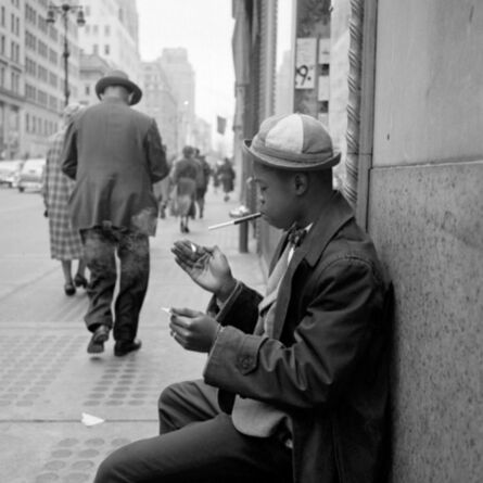 Vivian Maier, ‘VM1955W02769 - New York, NY, Boy Smoking’, Printed 2017