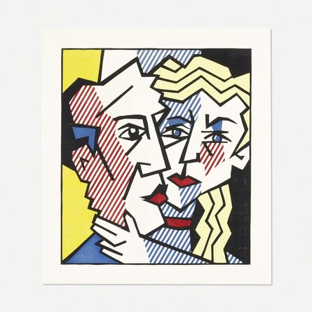 Roy Lichtenstein, ‘The Couple (from the Expressionist Woodcut series)’, 1980