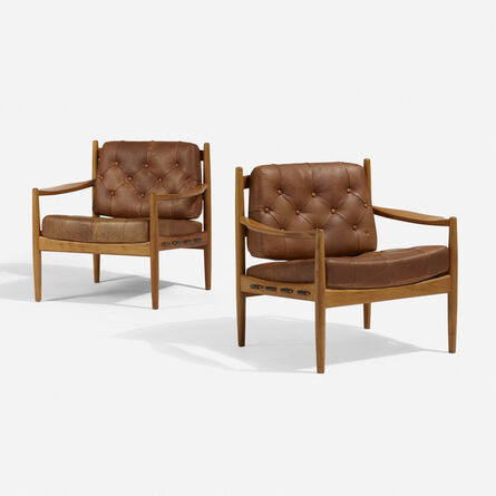Ingemar Thillmark, ‘Lacko armchairs, pair’, 1950