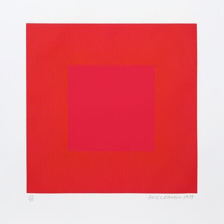 Richard Anuszkiewicz, ‘Summer Suite (Red with Gold IV)’, 1979