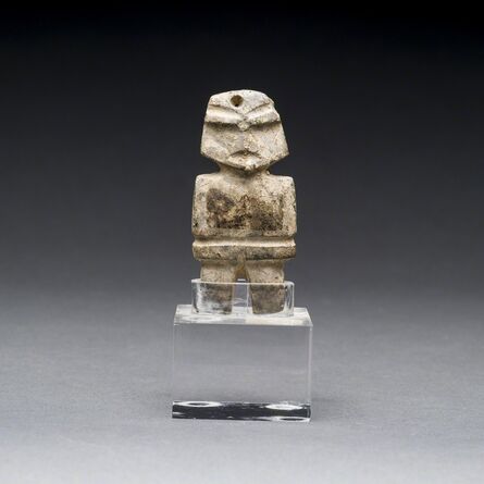 Unknown Pre-Columbian, ‘Mezcala Stone Amulet of a Standing Figure’, 300 BC to 300 AD
