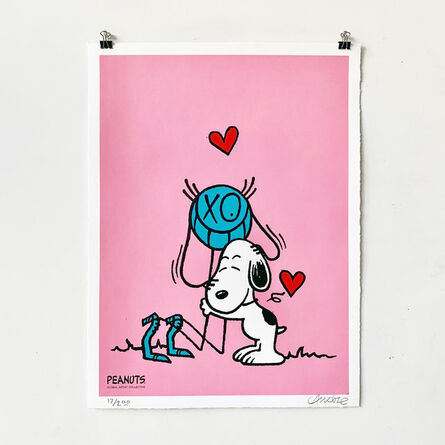 André Saraiva, ‘Mr. A loves Snoopy - pink’, 2018