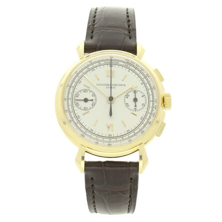 Vacheron & Constantin, ‘18ct yellow gold chronograph wristwatch Ref: 4178.’, ca. 1950