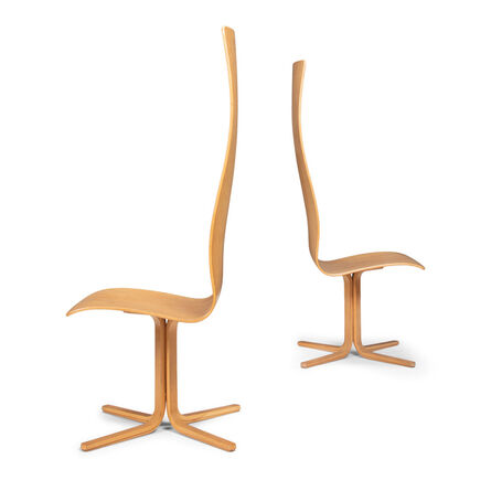 Arne Jacobsen, ‘Pair of Oxford chairs’, 1962