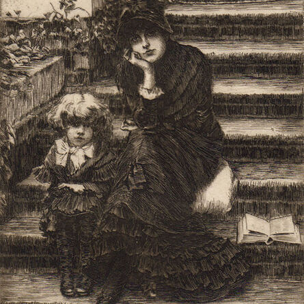 James Jacques-Joseph Tissot, ‘"Rêverie (W. 52)"’, 1881