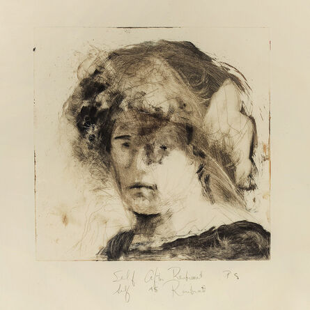 Pat Steir, ‘Self after Rembrant/Self as Rembrant (sic)’, 1985