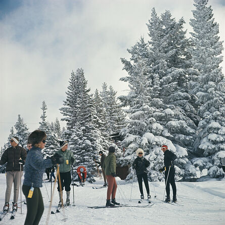 Slim Aarons, ‘Skiing in Vail’, 1964