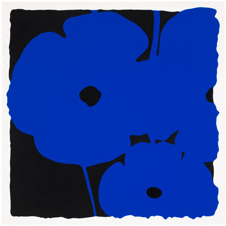 Donald Sultan, ‘Poppies, June 6, 2011 (Blue)’, 2011