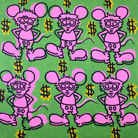 Keith Haring, ‘Andy Mouse’, 1985