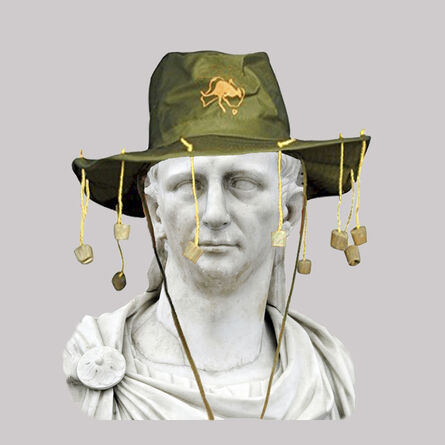 Cecilia Miniucchi, ‘Roman Emperor Claudius/Australian Hat with Corks and String’, 2018