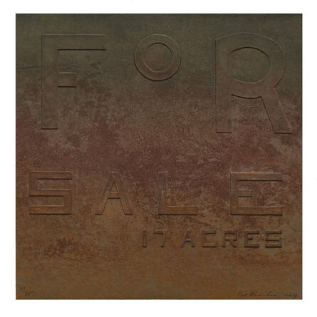 Ed Ruscha, ‘Rusty Signs - For Sale’, 2014