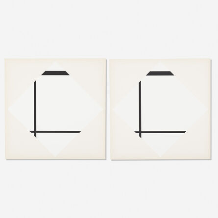 Piet Mondrian, ‘Foxtrot from Piet Mondrian: A Portfolio of Ten Paintings (two works)’, 1967