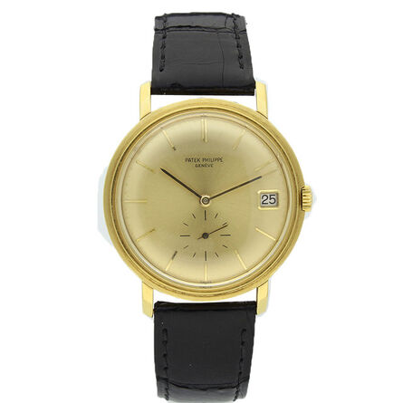 Patek Philippe, ‘18ct yellow gold automatic wristwatch with date Ref: 3445.’, 1965