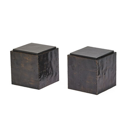 Paul Evans (1931-1987), ‘Cube tables (2)’, 1970s