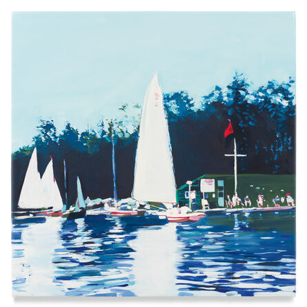 Isca Greenfield-Sanders, ‘Sailboats’, 2022