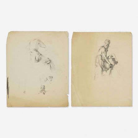 Franz Kline, ‘Figure Studies (two works)’
