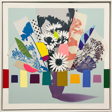 Emily Filler, ‘Vintage Bouquet Mini (white + coral flowers)’, 2022