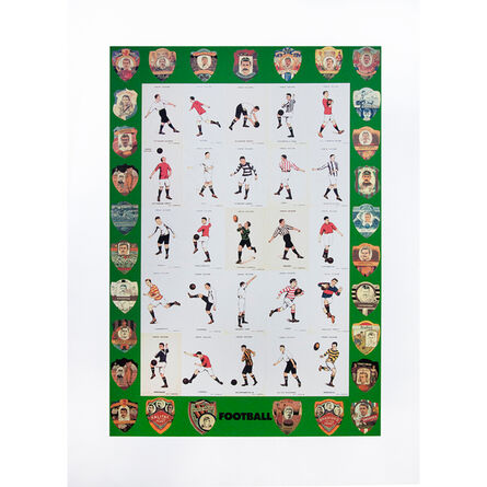 Peter Blake, ‘F is for Football, from Alphabet Series’, 1991